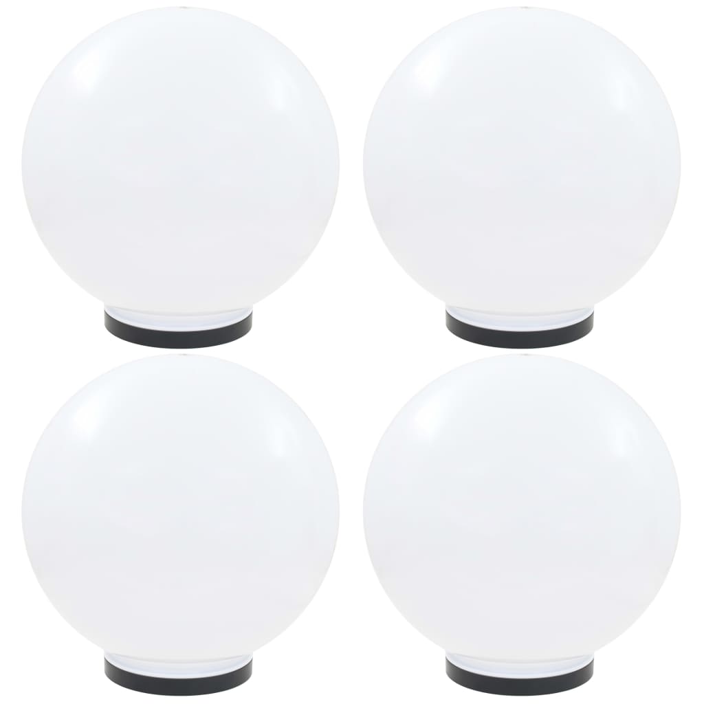 Led-gartenleuchten 4 Stk. Kugelförmig 40 Cm Pmma - Vidaxl
