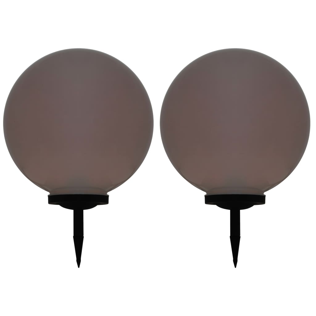 Außen-solarlampen 2 Stk. Led Kugel 50 Cm Rgb Vidaxl