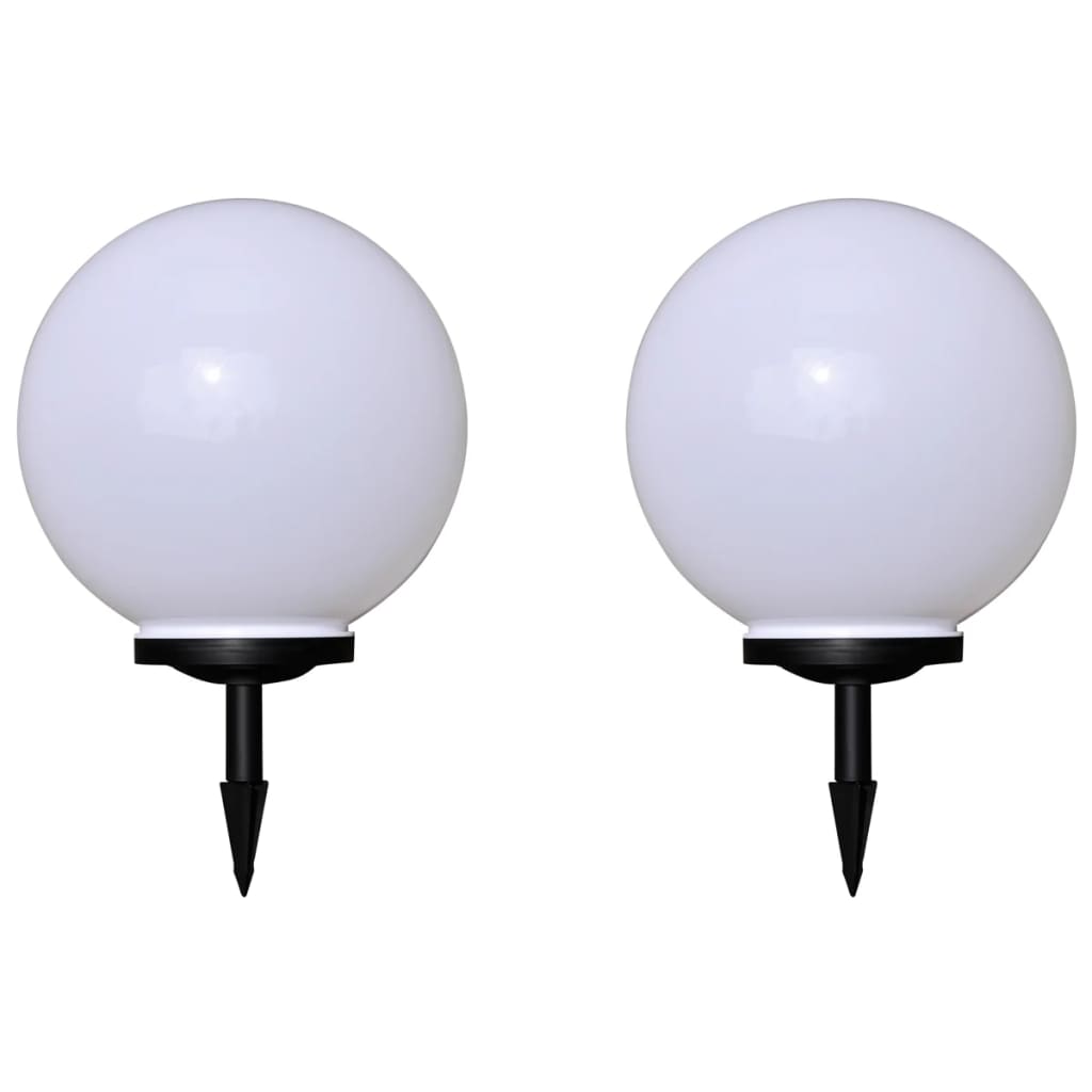 Wegeleuchten 2 Stk. Led 40 Cm Mit Erdspieß - Vidaxl