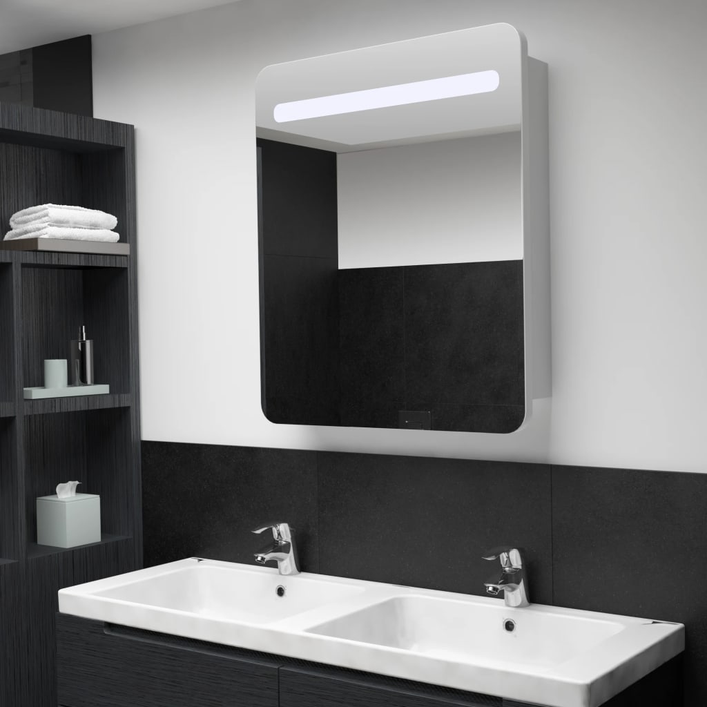 Led-spiegelschrank 68x9x80 Cm Vidaxl