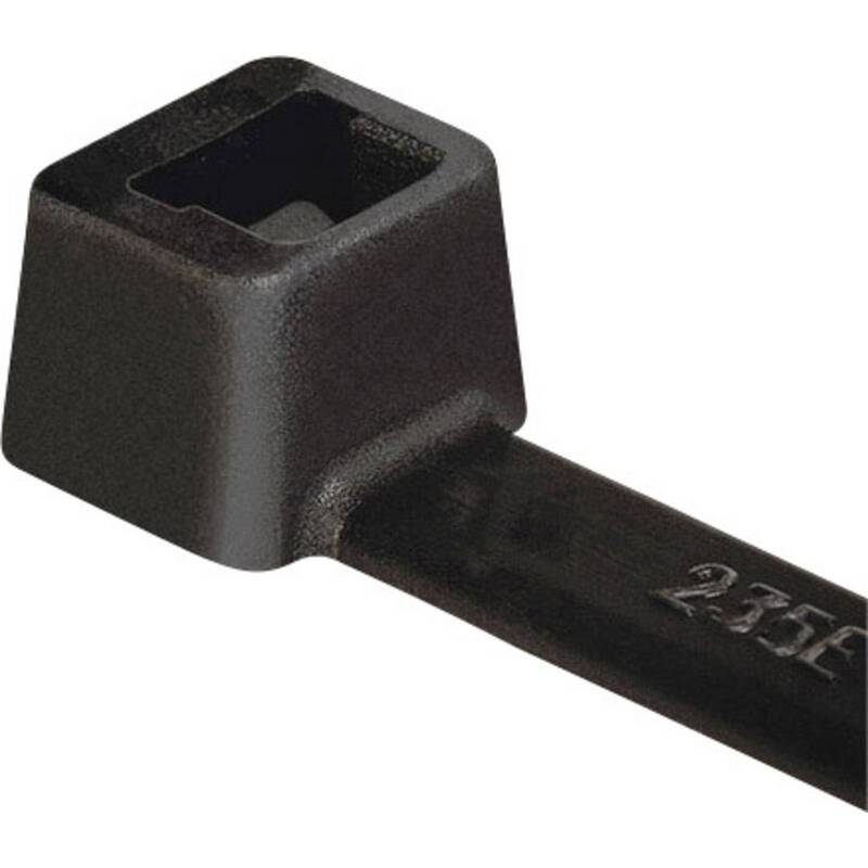 [neuwertig] B-ware Hellermanntyton 111-00388 T80l-pa66hs-bk Kabelbinder Schwarz 100 St.