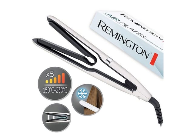 Remington Glätteisen Haarglätter Glätteisen S7412 Air Plates, Straightner, Titanium-Keramikbeschichtung, Digitales Display
