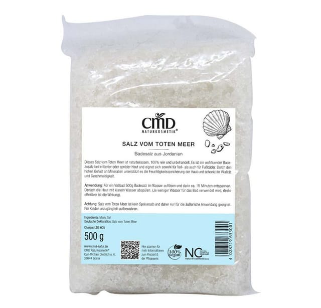 CMD Naturkosmetik Badesalz Neutral - Salz vom Toten Meer 500g