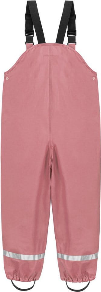 normani Regenhose Kinder Regenhose mit Hosenträgern Skjolden Wasserdichte Regenlatzhose Überziehhose - ungefütterte Matschhose