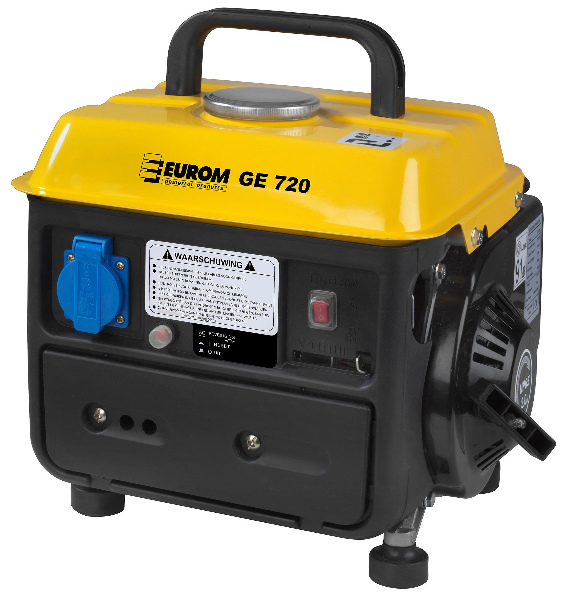 Eurom Ge720 Stromgenerator Schwarz Und Gelb 650 W