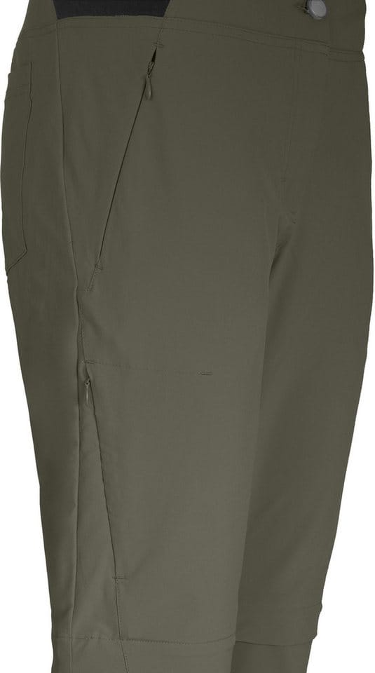 Bergson Outdoorhose AALBORG Vario Zipp-Off (slim) Damen Wanderhose, recycelt, elastisch, sportlich, Normalgrößen, grau/