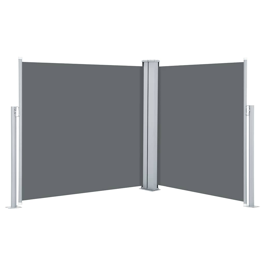 Ausziehbare Seitenmarkise Anthrazit 100 X 600 Cm Vidaxl