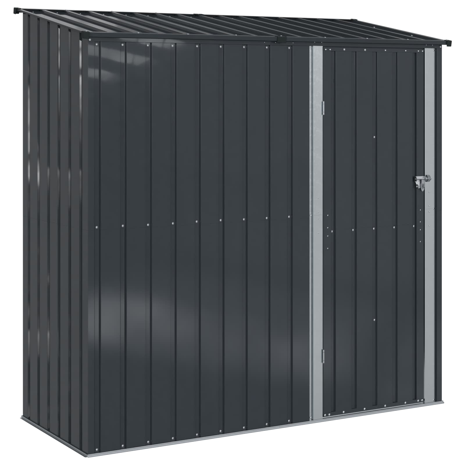 Gartenhütten Anthrazit 203 X 85,5 X 200 Cm Metall Vidaxl