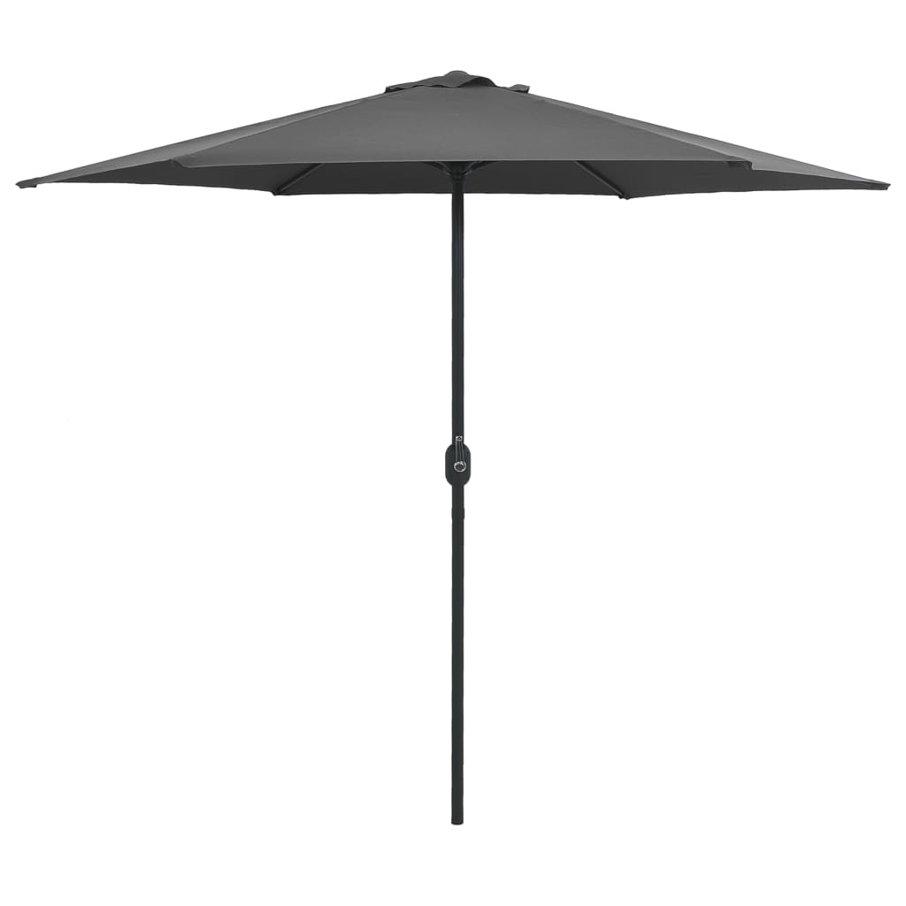 Sonnenschirm Mit Aluminium-mast 270x246 Cm Anthrazit Vidaxl