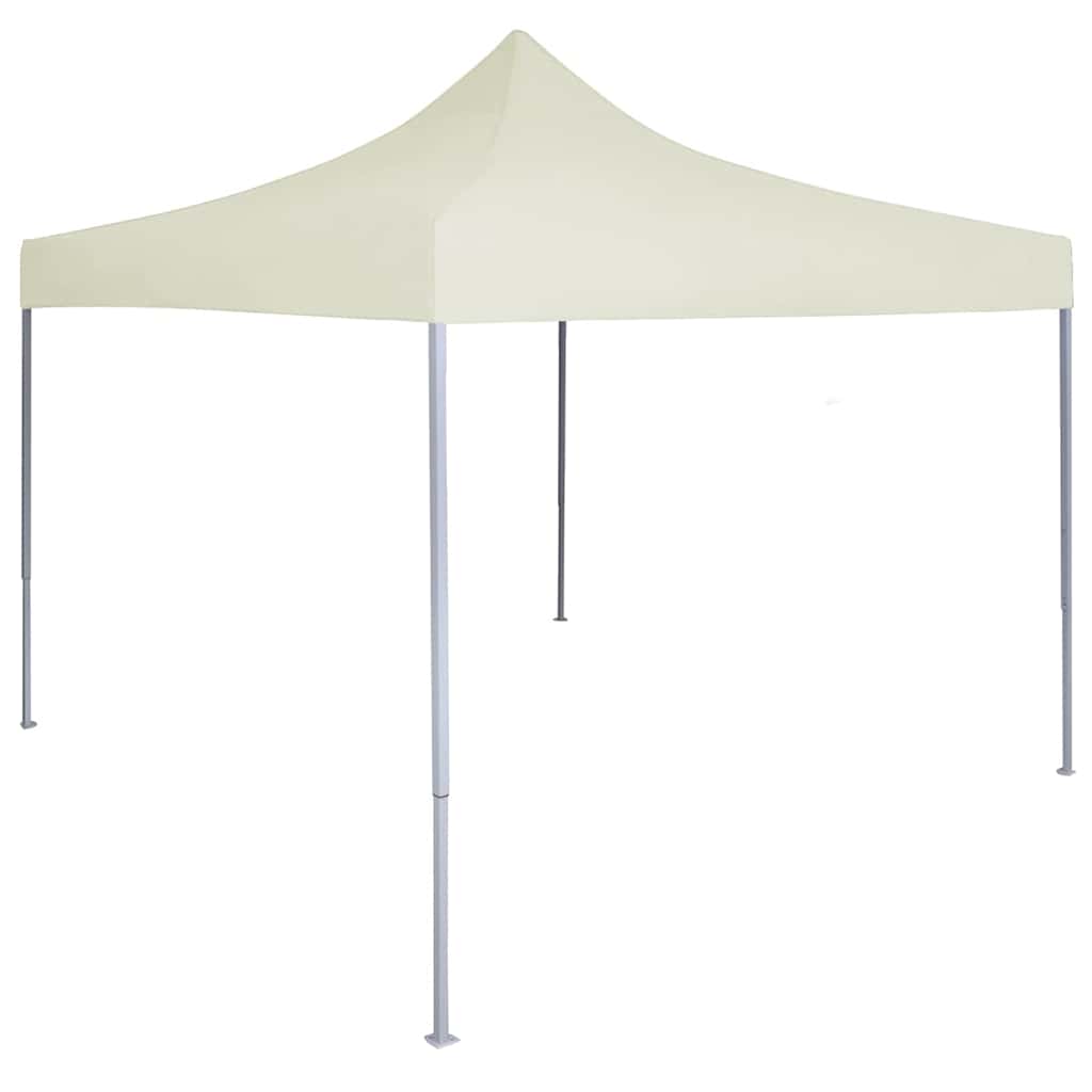 Profi-partyzelt Faltbar 2×2 M Stahl Creme - Vidaxl