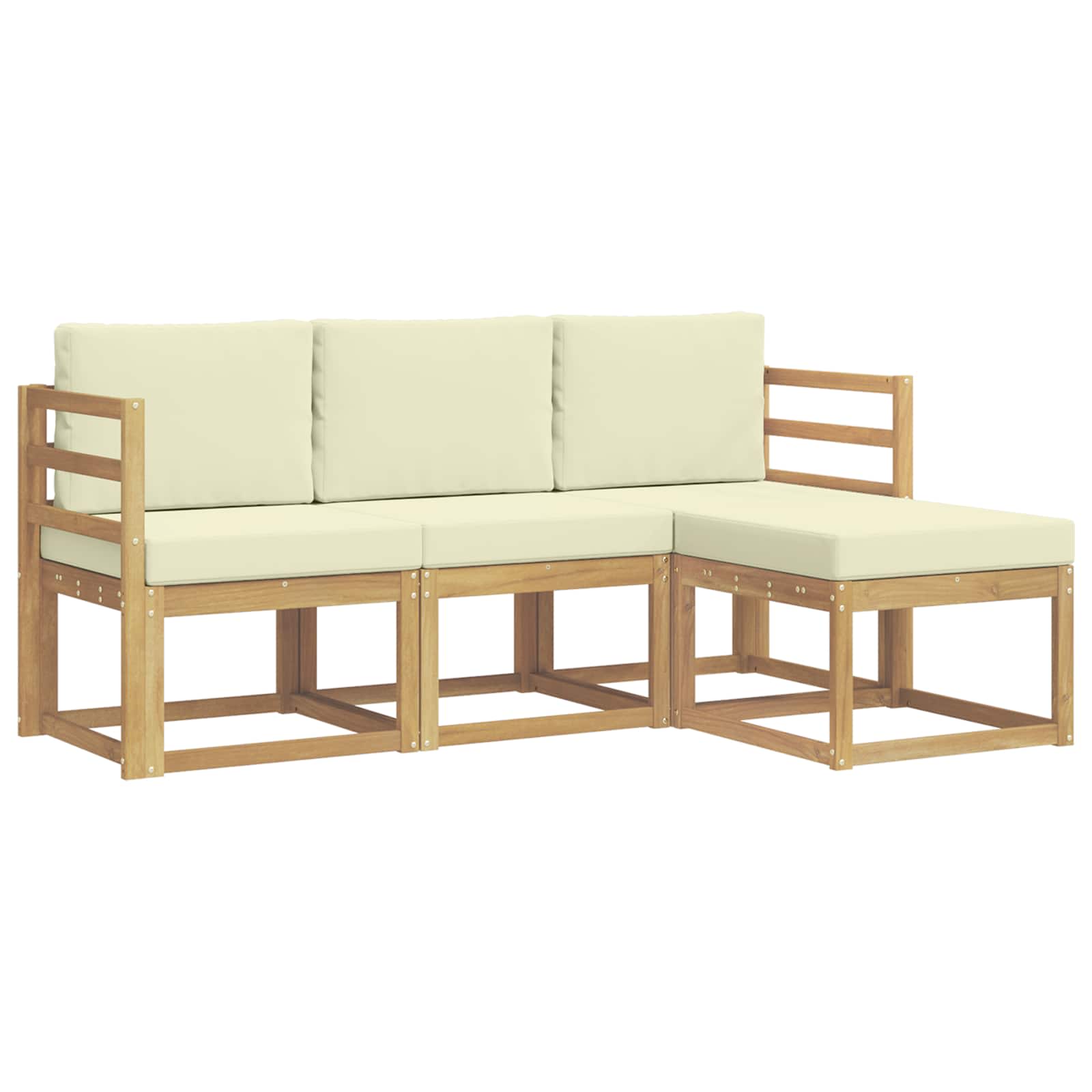 Outdoor-sofagarnitur 4 Stk. Vidaxl