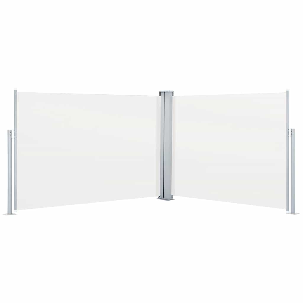 Ausziehbare Seitenmarkise Creme 100 X 1000 Cm - Vidaxl