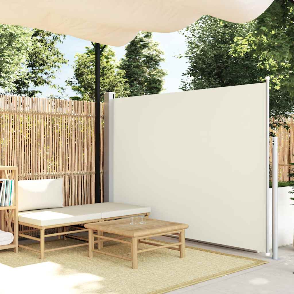 Ausziehbare Seitenmarkise 170×300 Cm Creme Vidaxl