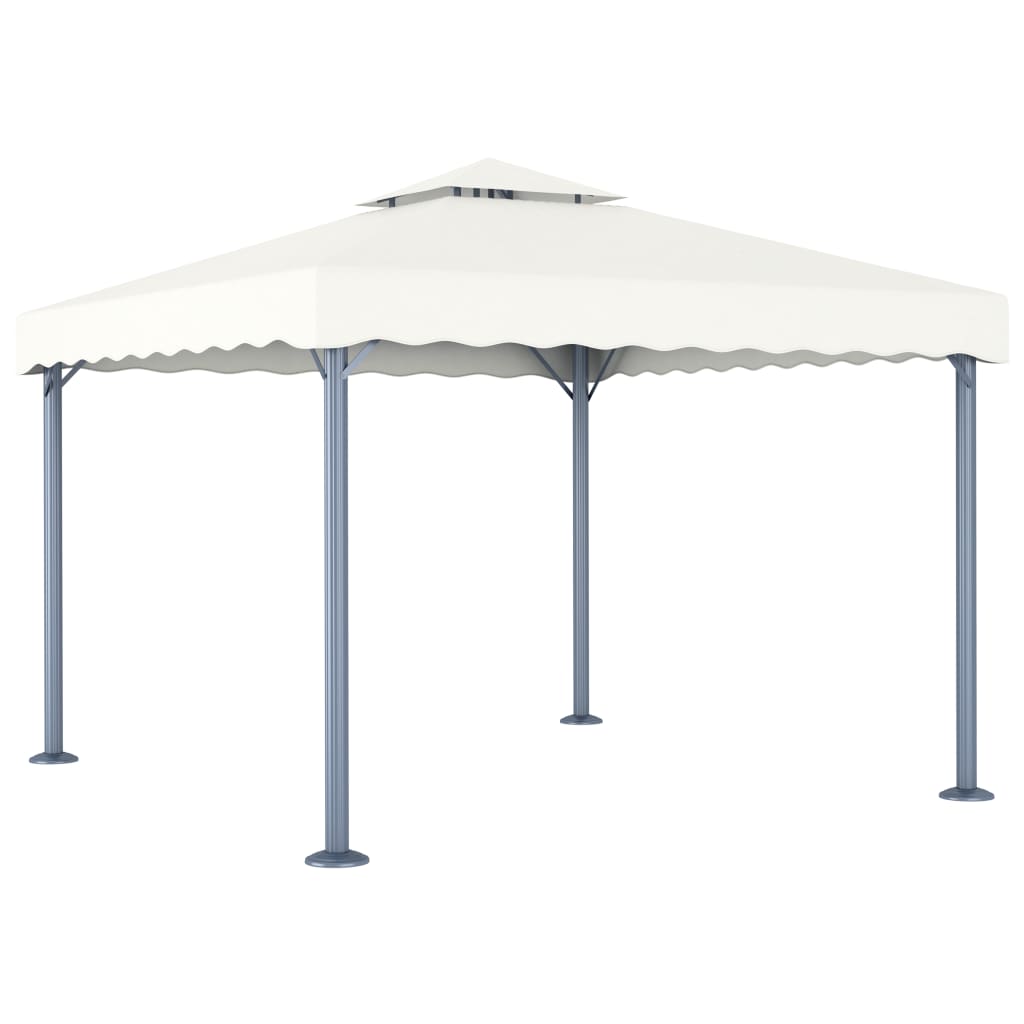 Pavillon 300 X 300 Cm Creme Aluminium Vidaxl