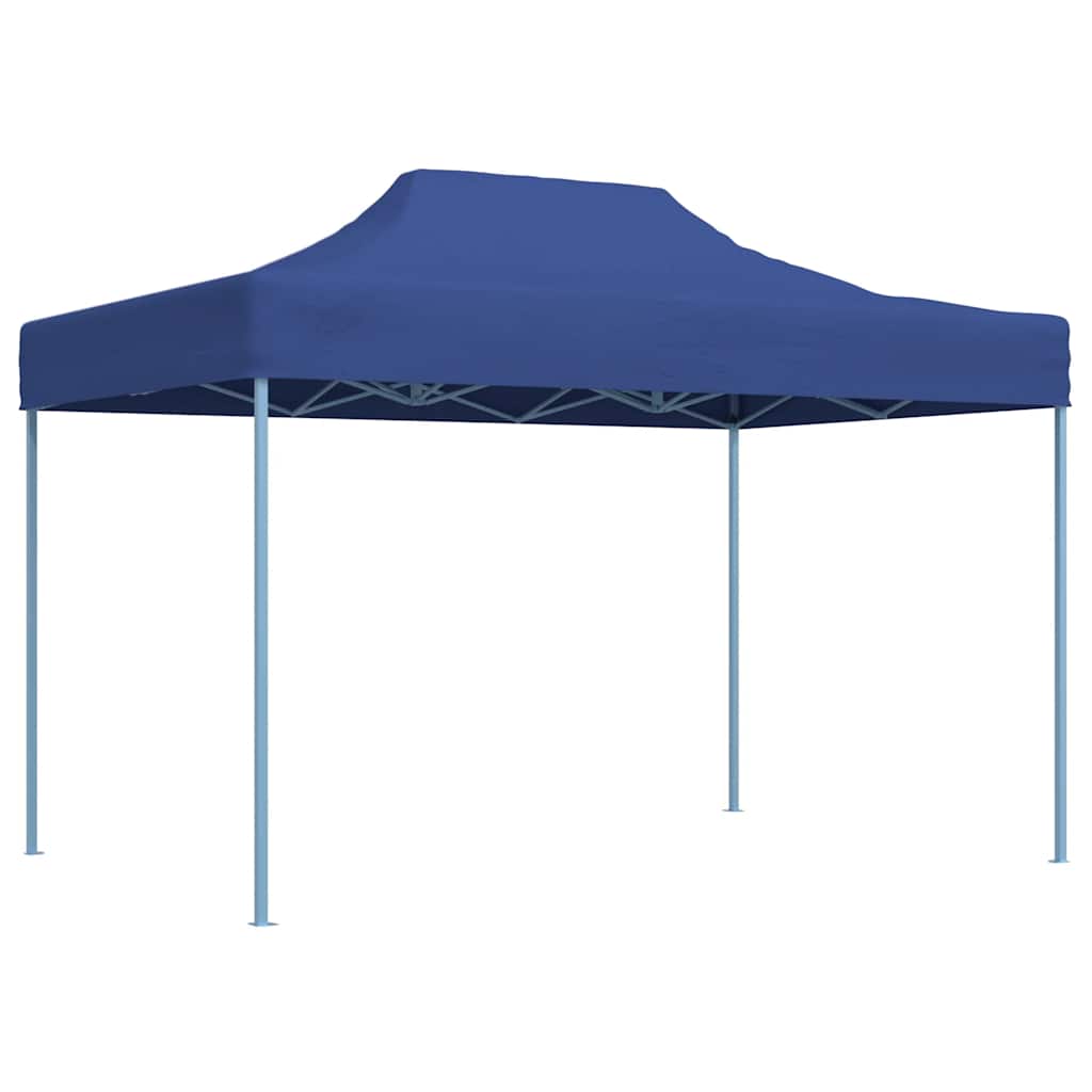 Profi-partyzelt Faltbar 3x4 M Stahl Blau Vidaxl