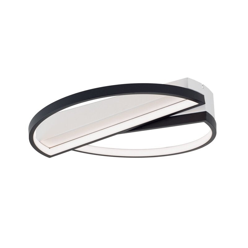 [gebraucht] B-ware Olga Deckenlampe Deckenleuchte Led Schwarz Weiß Stahl Silikon Wohnzimmerlampe