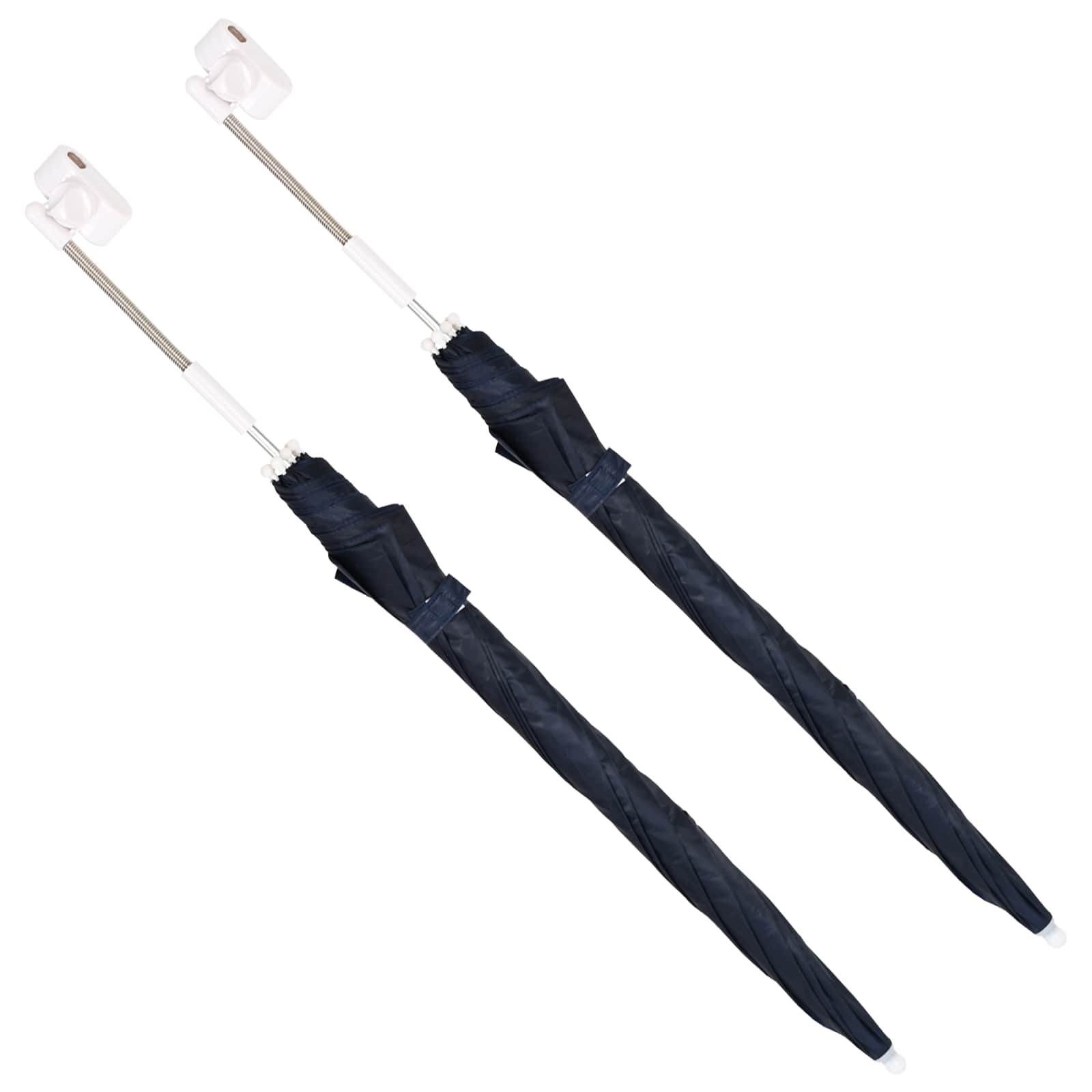 Vidaxl Umbrella With Clamp Ø 105 X 86 Cm 170t Polyester 2 Pcs