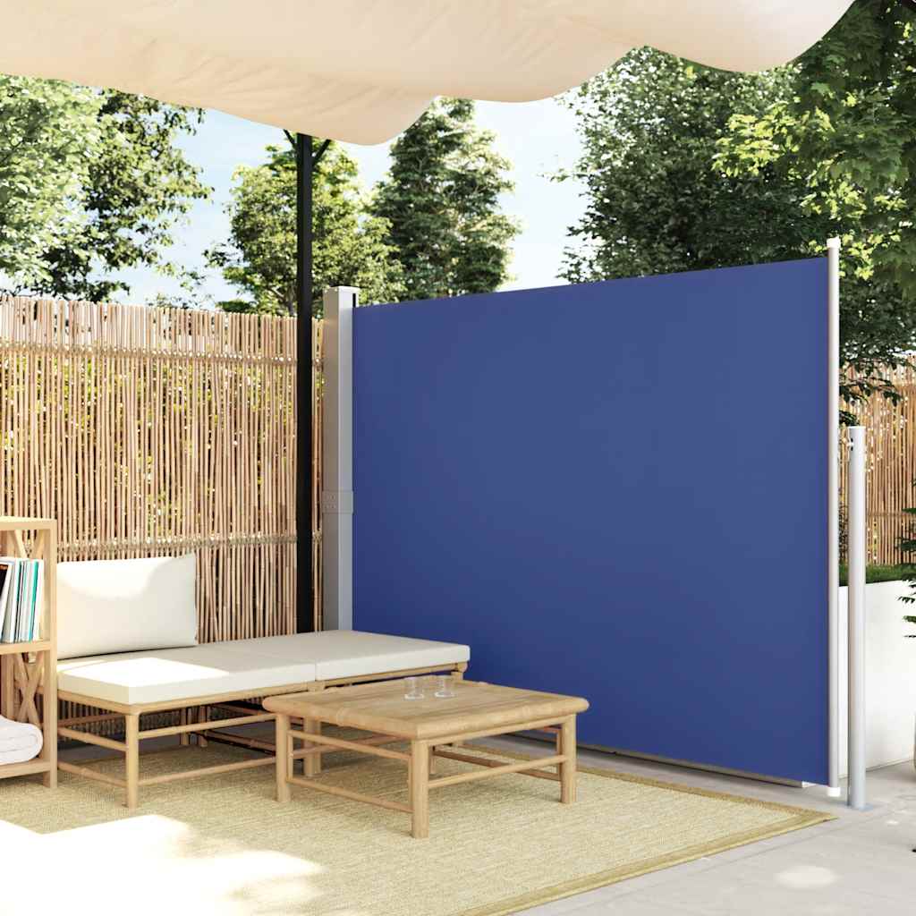 Ausziehbare Seitenmarkise 170×300 Cm Blau Vidaxl