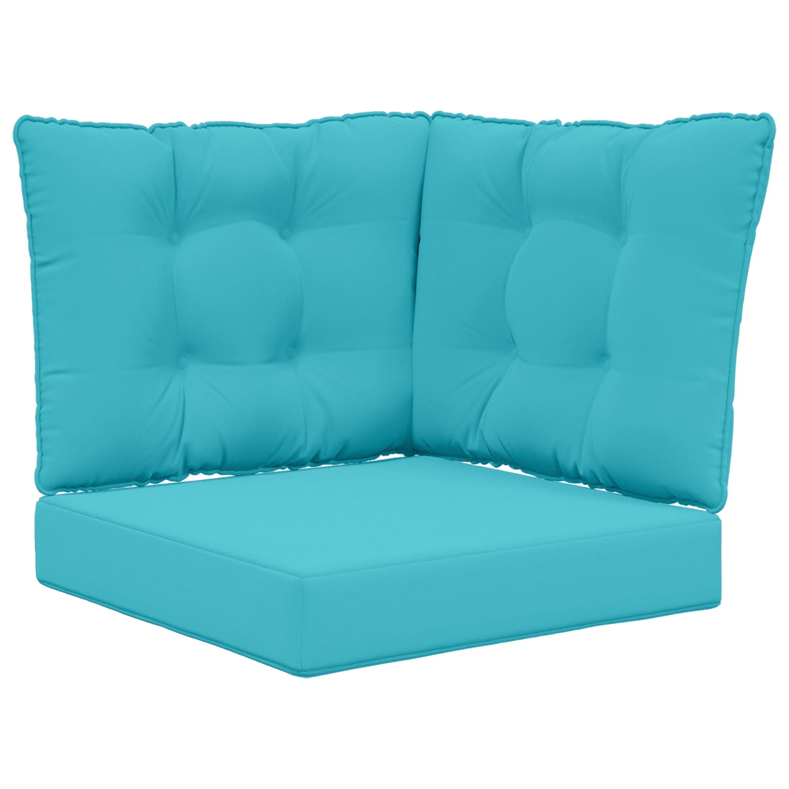 Sofakissen Für Draußen Polyester Türkis 50,5 X 50,5 Cm Vidaxl