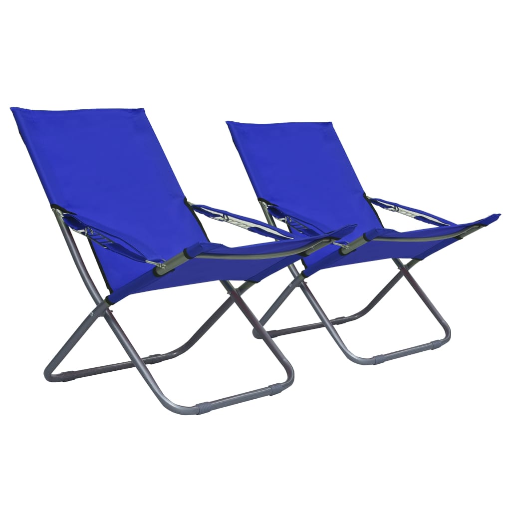 Strandstuhl Set Von 2, Blau