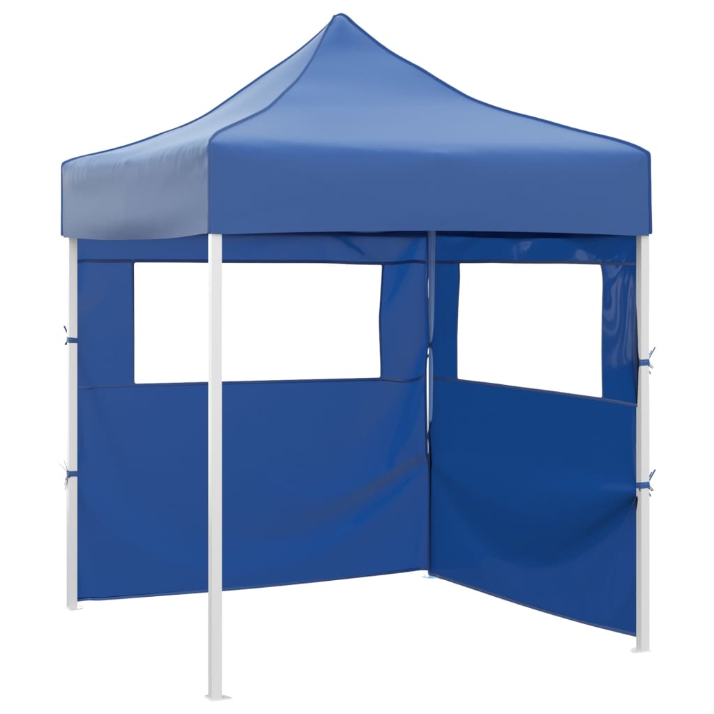 Vidaxl Professional Folding Party Tent With 2 Sidewalls 2x2 M Blue