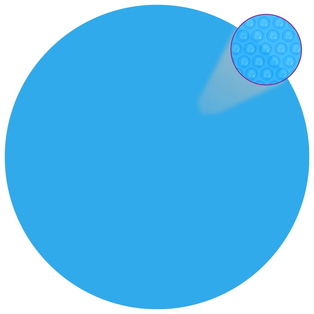 Poolabdeckung Blau 417 Cm Pe Vidaxl