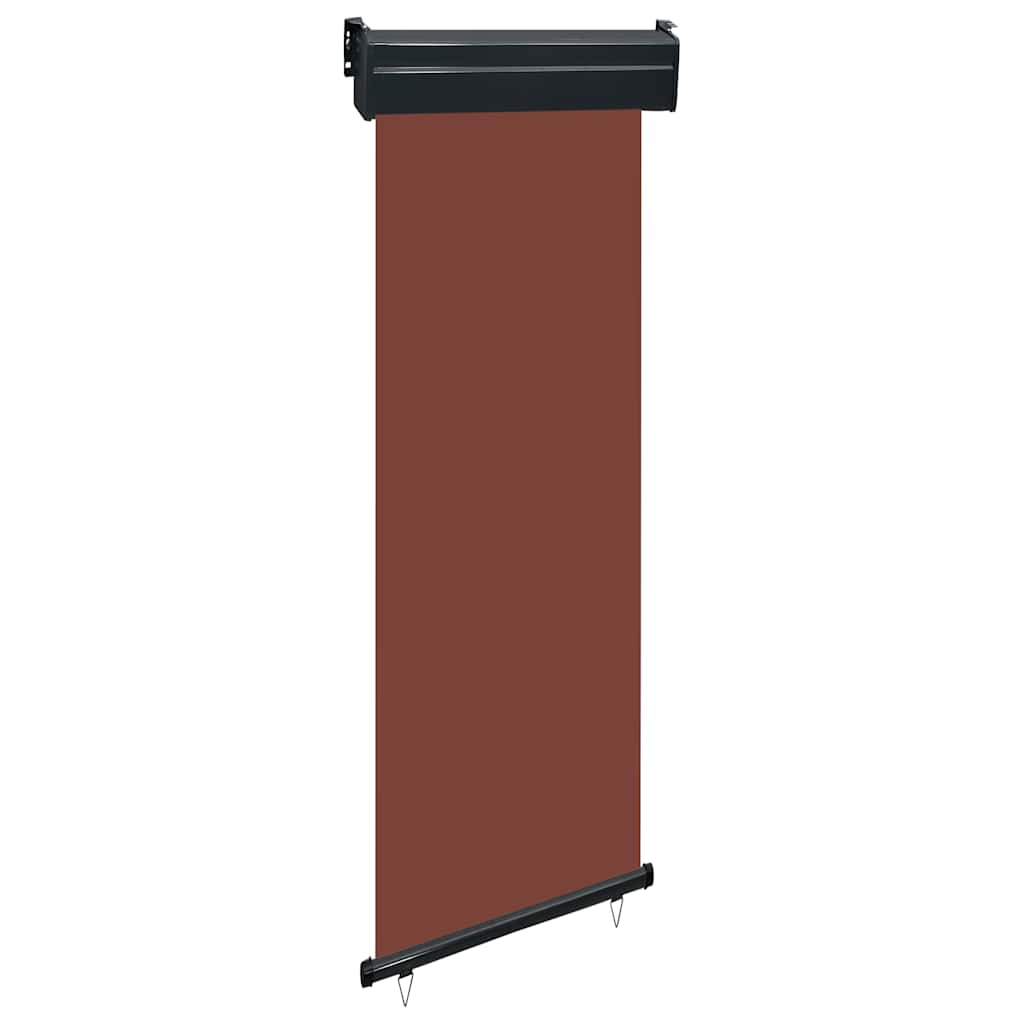 Balkon-seitenmarkise 65x250 Cm Braun Vidaxl