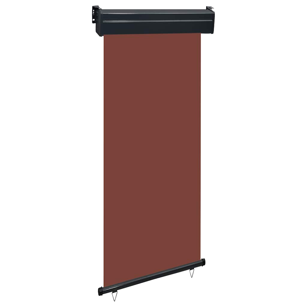 Balkon-seitenmarkise 85x250 Cm Braun - Vidaxl