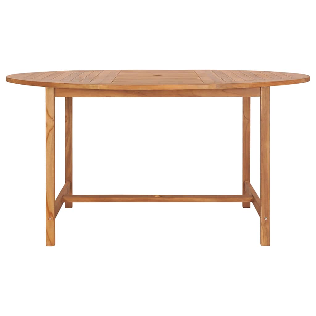 Gartentisch 150x76 Cm Massivholz Teak Vidaxl