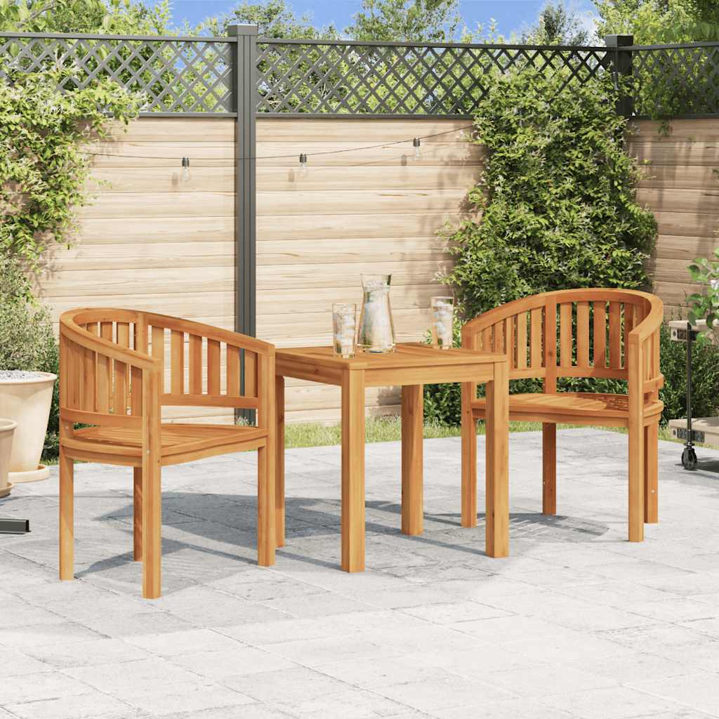 Bananenstuhl Massivholz Teak Vidaxl