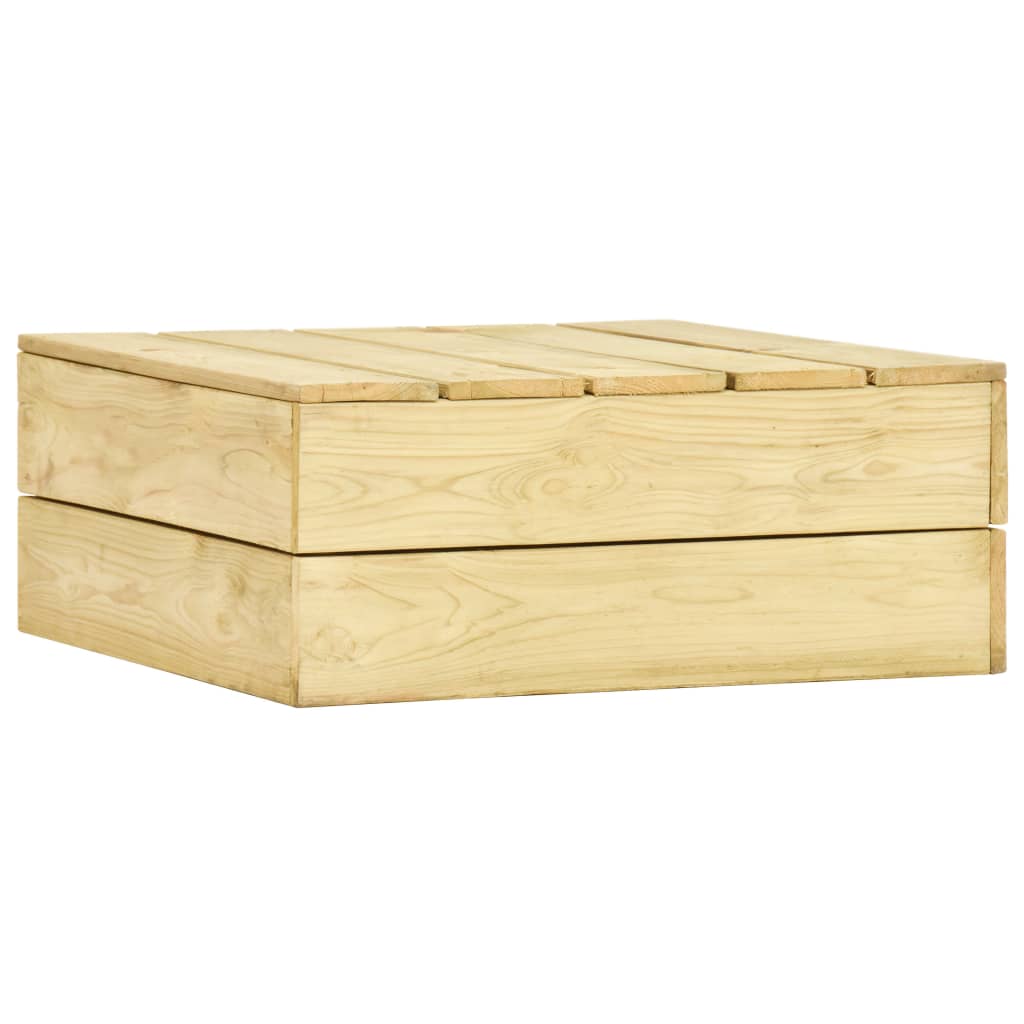 Gartentisch 75x75x31 Cm Kiefernholz Imprägniert - Vidaxl
