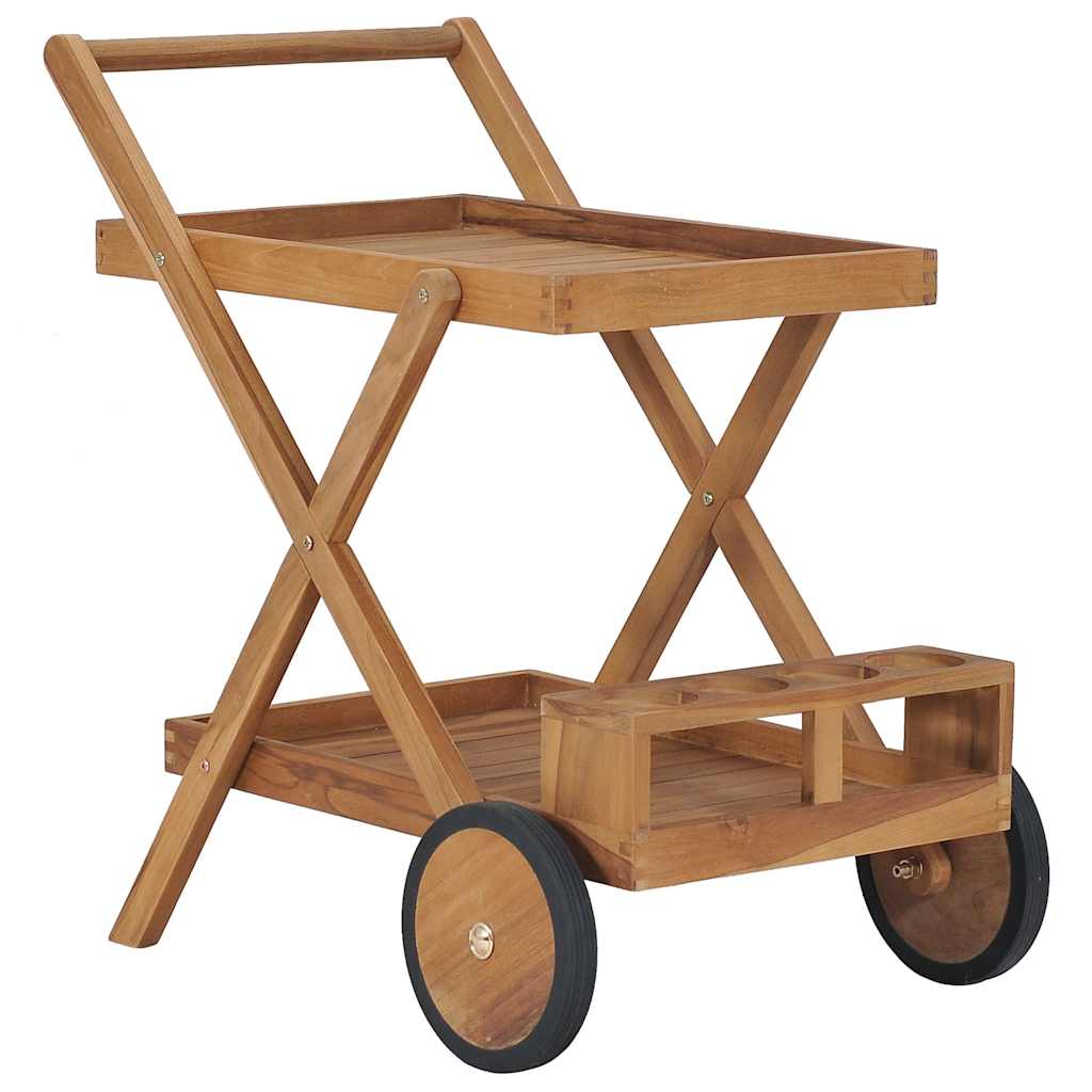 Vidaxl Teewagen Aus Massivem Teakholz