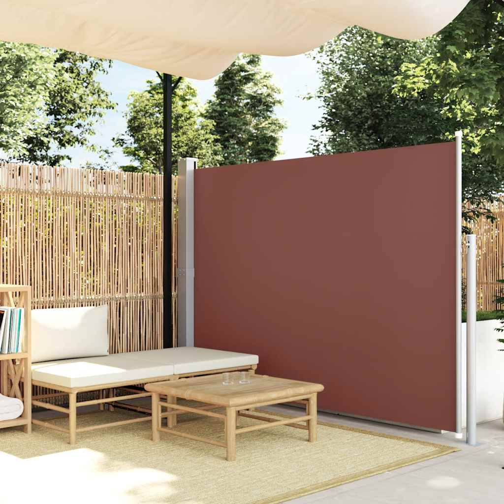 Ausziehbare Seitenmarkise 170×300 Cm Braun Vidaxl