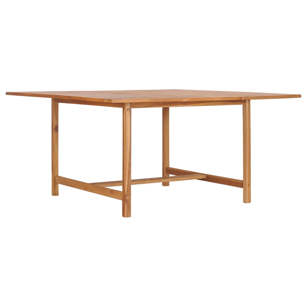 Vidaxl Gartentisch 150x150x76 Cm Massivholz Teak
