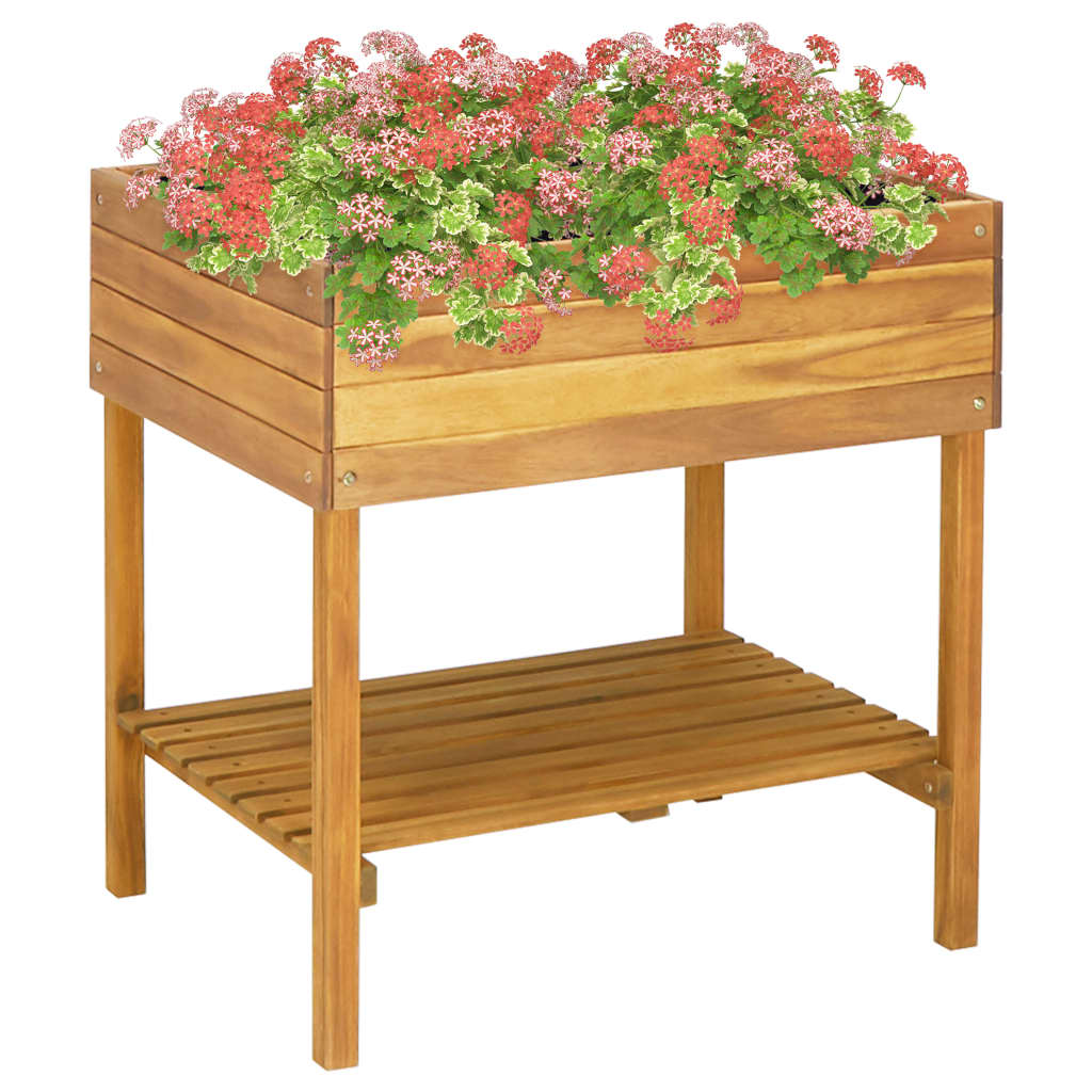 Hochkübel 78,5 X 58,5 X 78,5 Cm Massivholz Akazie - Vidaxl