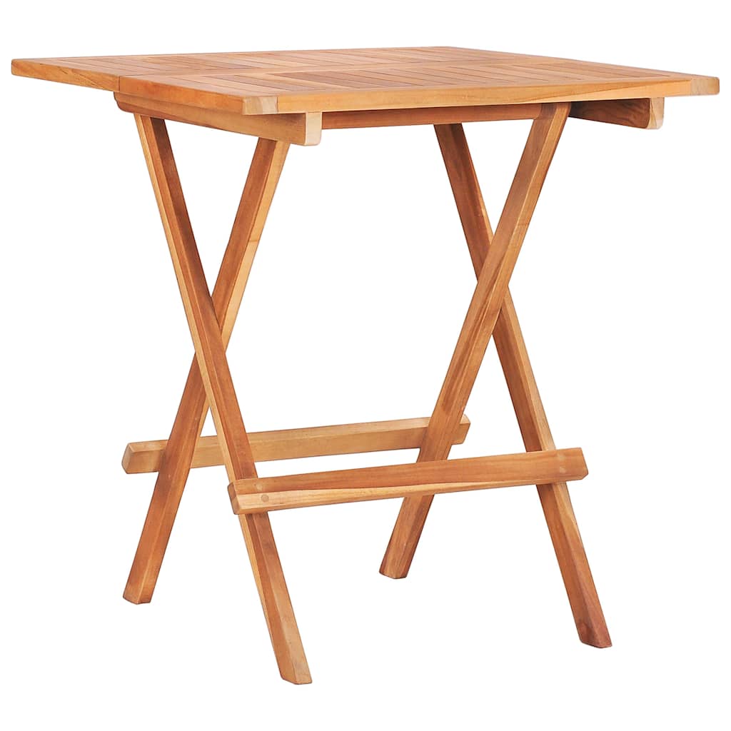 Vidaxl - Bistrotisch Klappbar 60x60x65 Cm Massivholz Teak