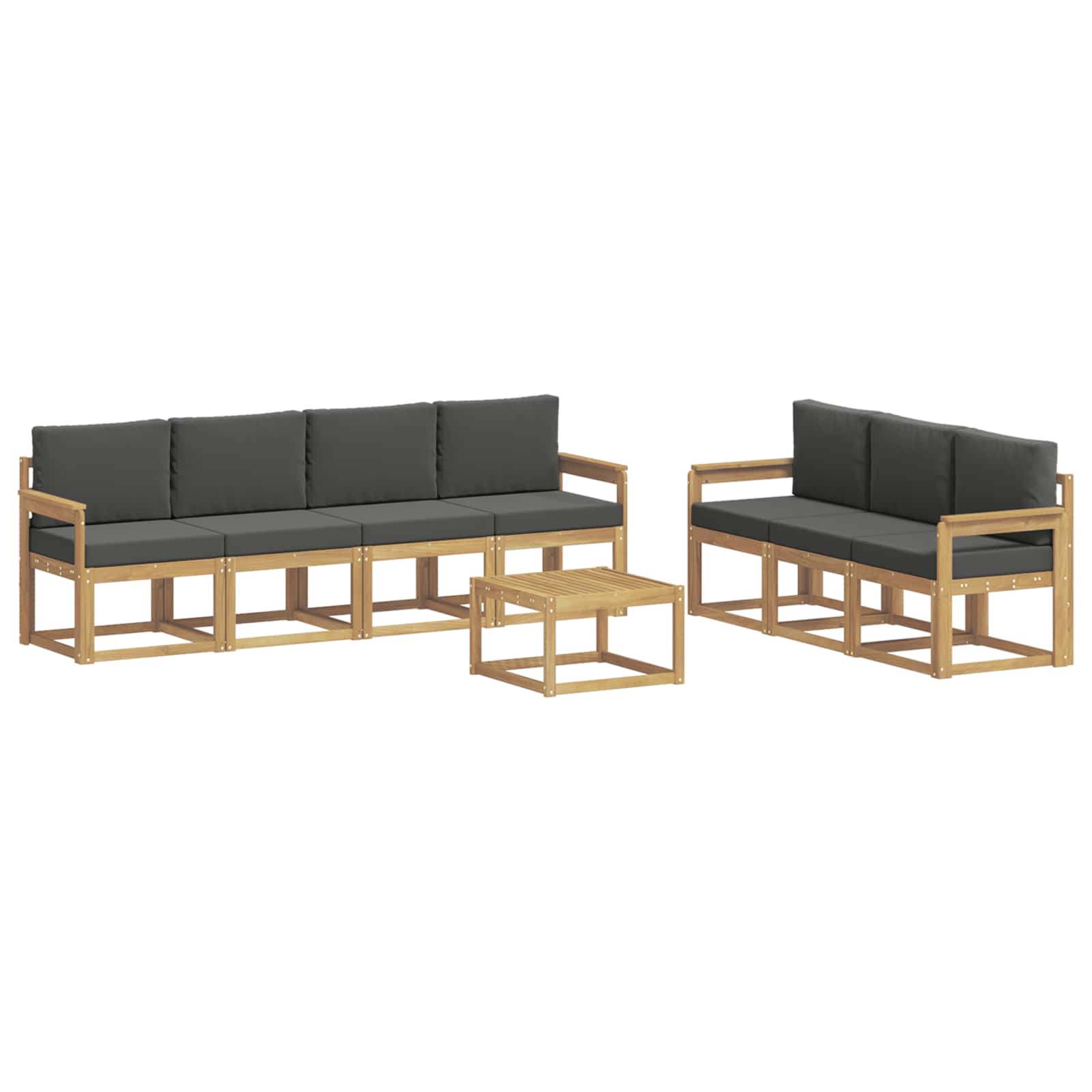 Outdoor-sofagarnitur 7 Stk. Vidaxl