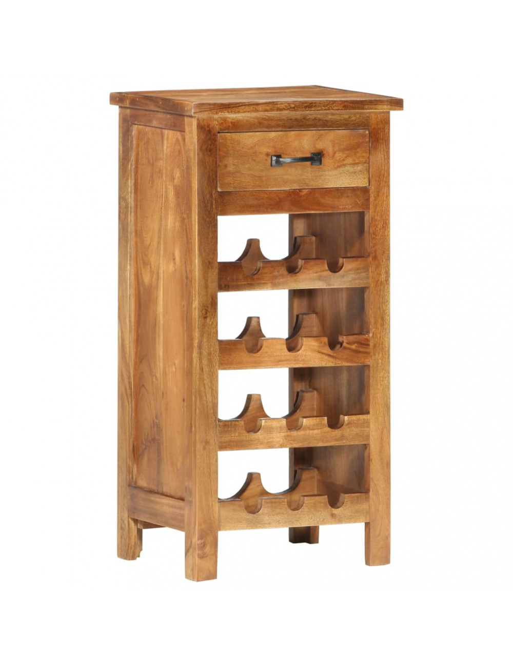 Weinschrank 40 X 30 X 80 Cm Massivholz Akazie Vidaxl