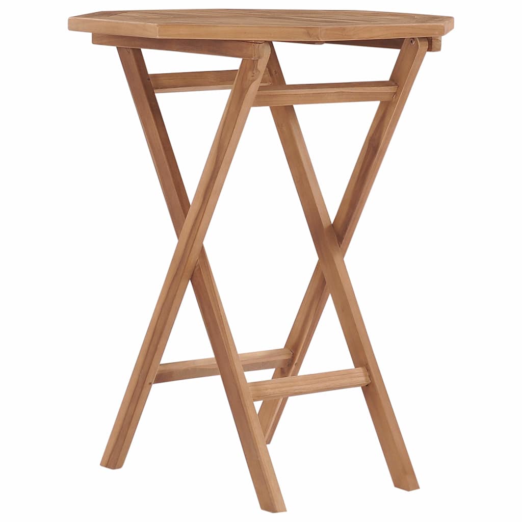 Klappbarer Gartentisch 60×60×75 Cm Teak Massivholz Vidaxl