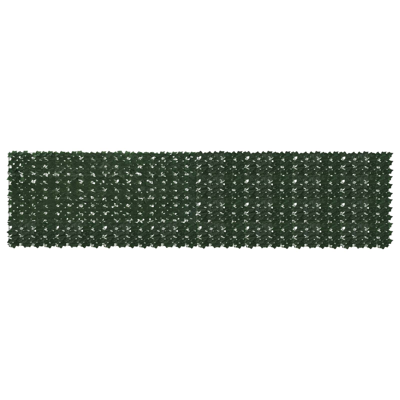 Vidaxl Balcony Screen With Leaves Dark Green 400 X 100 Cm