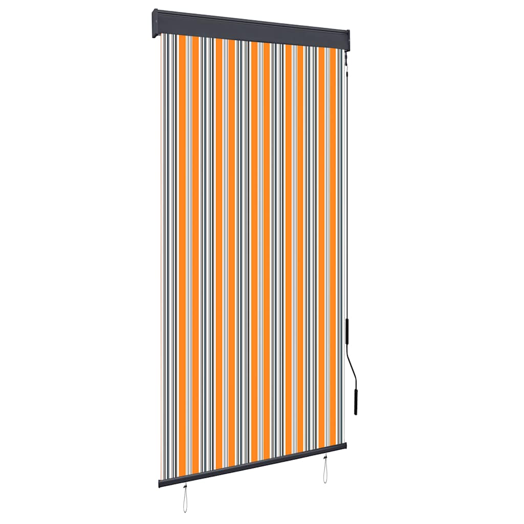 Vidaxl Outdoor Roller Blind 100x250 Cm Yellow And Blue
