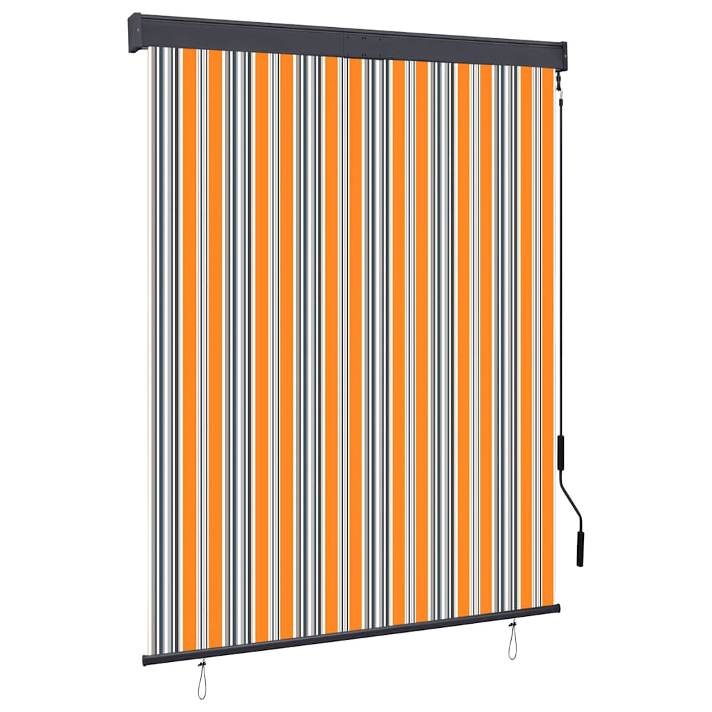 Außenrollo 140x250 Cm Gelb Und Blau Vidaxl