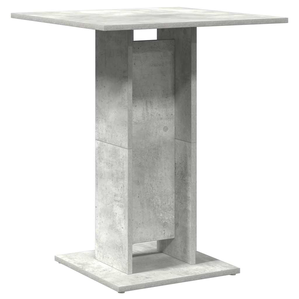 Bistrotisch Betongrau 60x60x75 Cm Holzwerkstoff Vidaxl