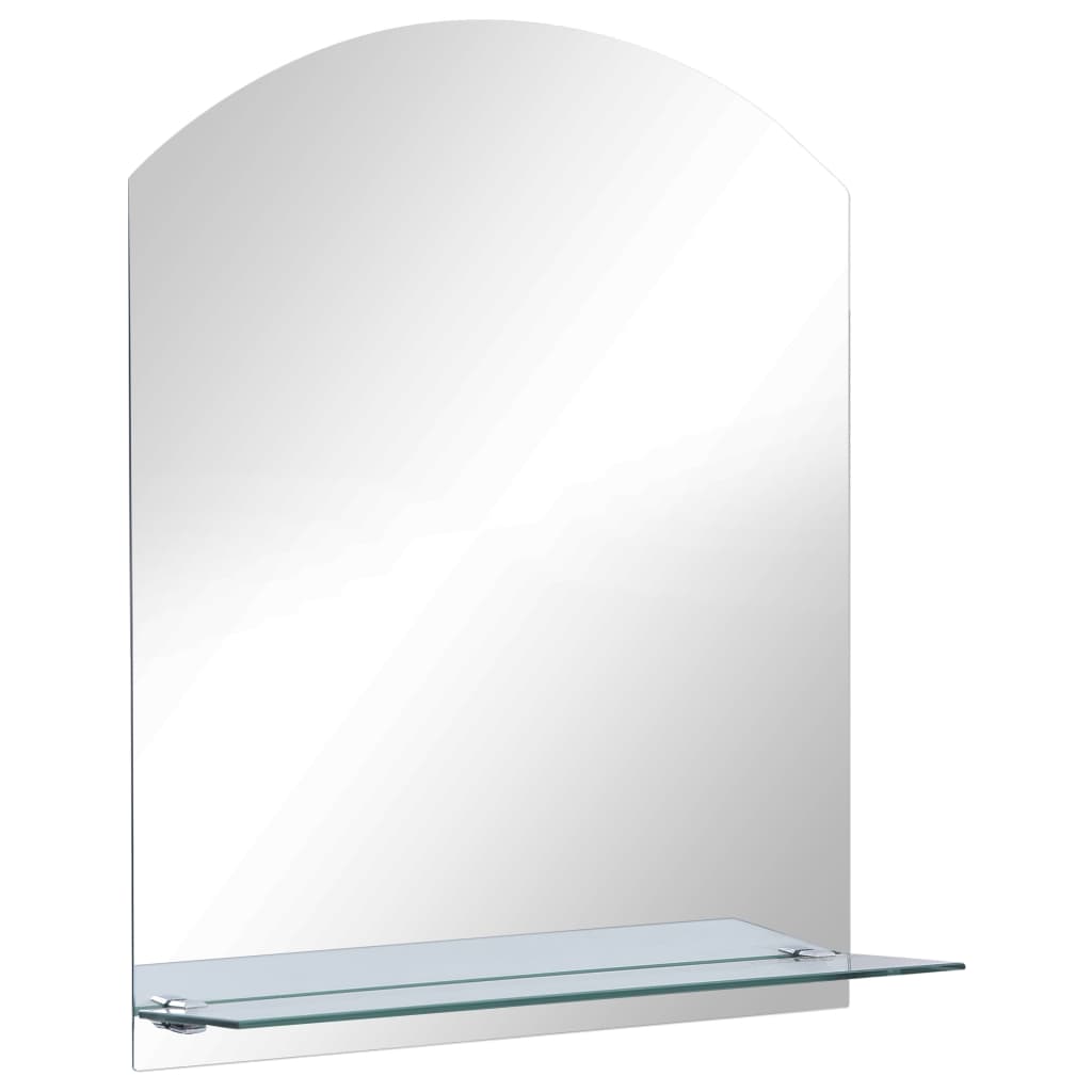 Wandspiegel Mit Regal 30×50 Cm Hartglas Vidaxl
