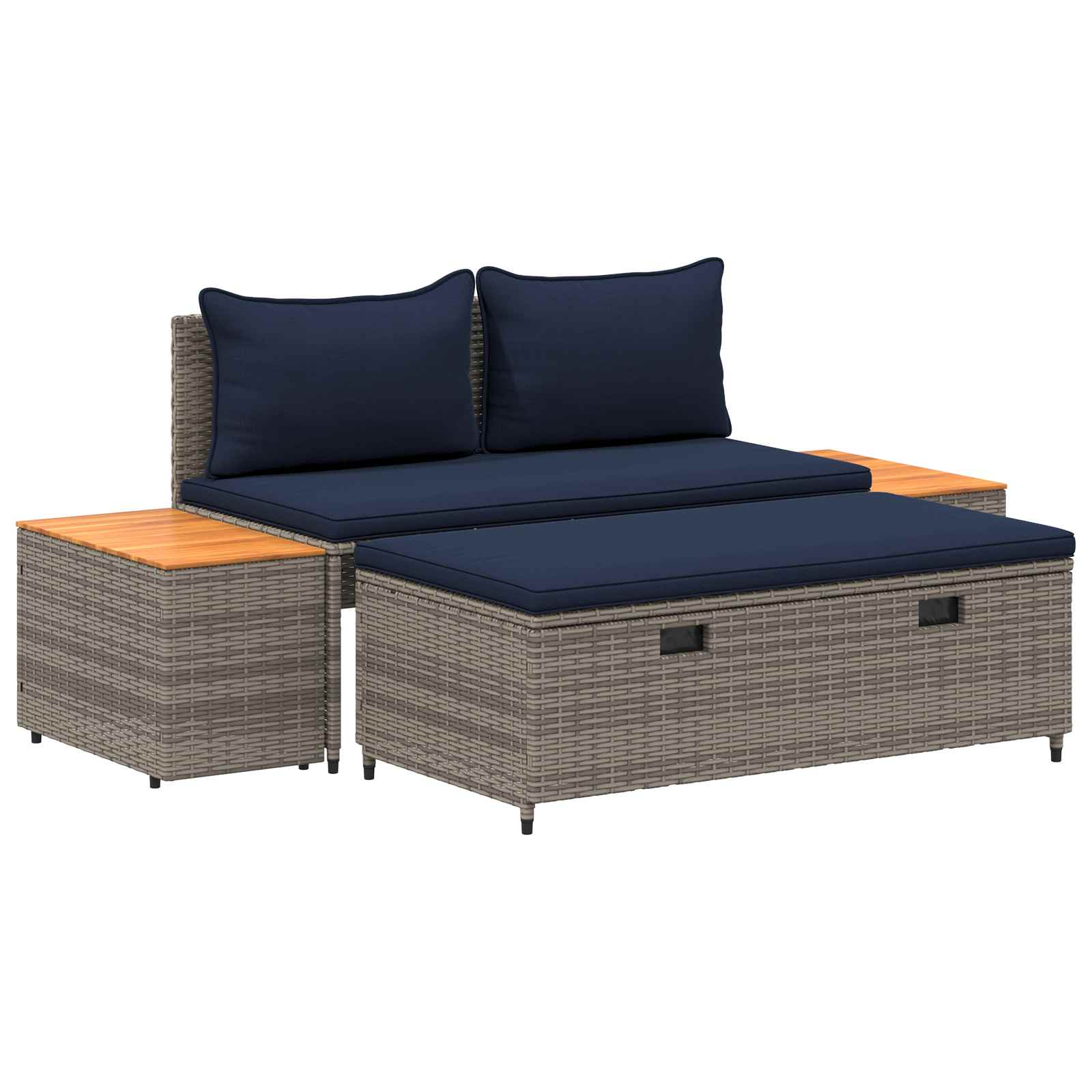 Outdoor-sofagarnitur 4 -seater 4 Stk. 55 X 30 X 39 Cm Vidaxl