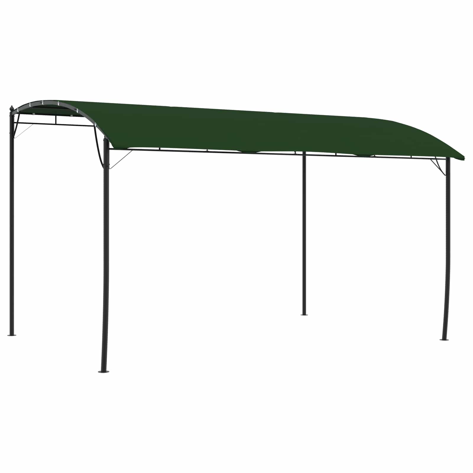 Pavillon 4 X 3 X 2,55 M Grün Vidaxl