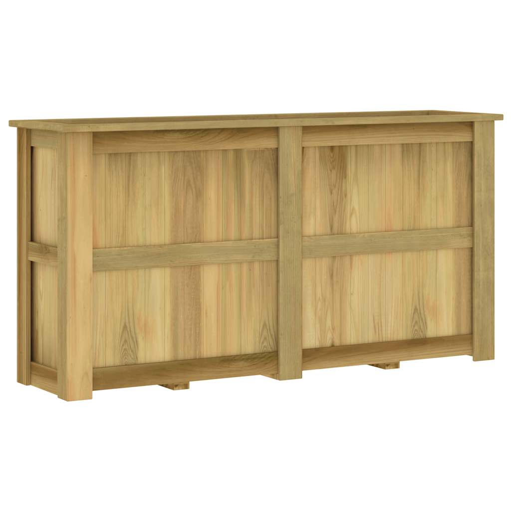 Hochbeet 196 X 50 X 100 Cm Kiefernholz Imprägniert Vidaxl