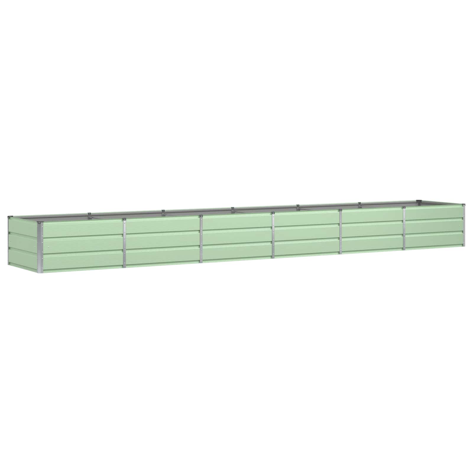 Vidaxl Planter Green 480 X 80 X 45 Cm Steel