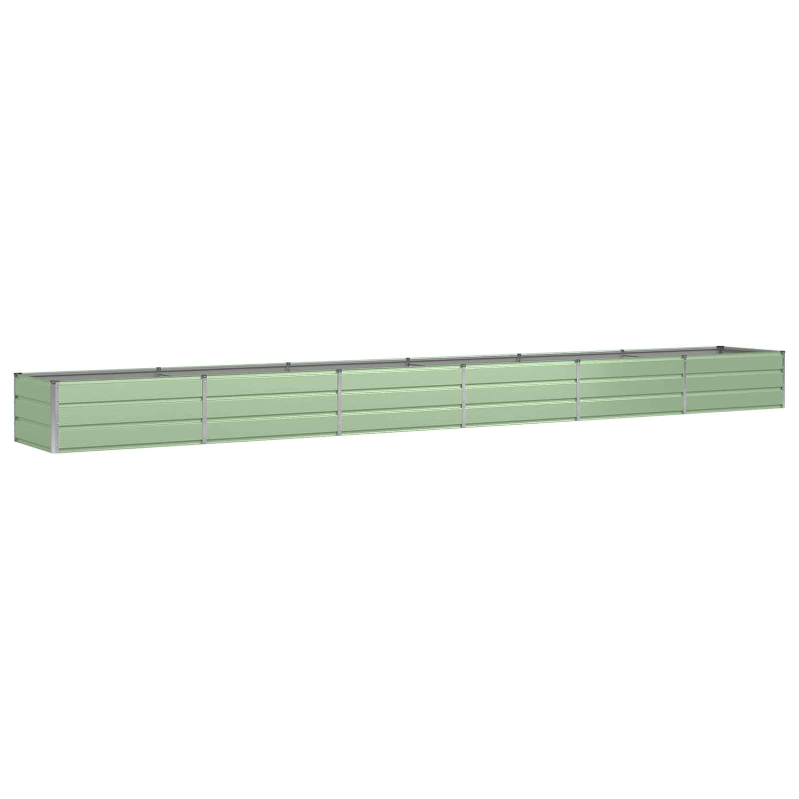 Vidaxl Planter Green 600 X 80 X 45 Cm Steel