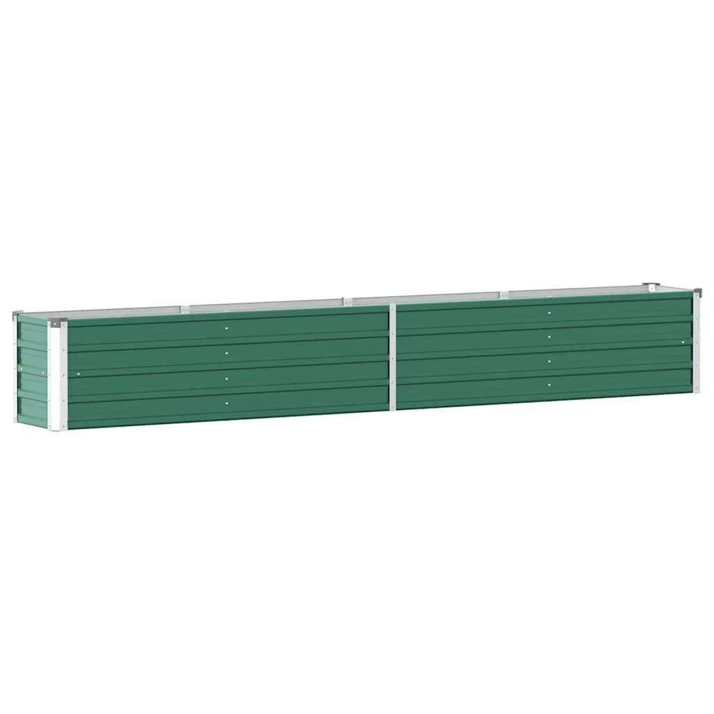 Garten-hochbeet Verzinkter Stahl 320×40×45 Cm Grün Vidaxl